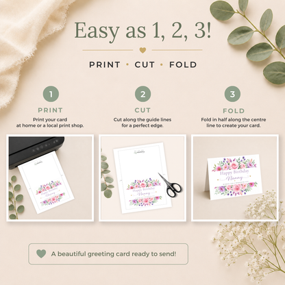 Printable Birthday Card for Nanny