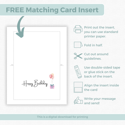 Printable Birthday Card - Presents