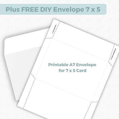 Printable Birthday Card - Balloons