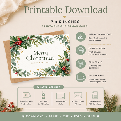 Printable Christmas Card