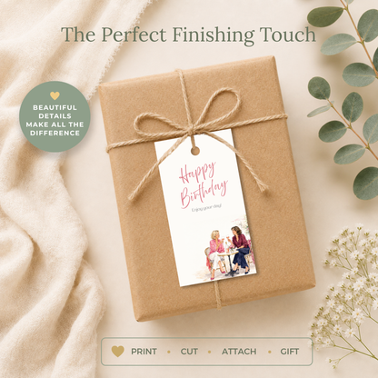 Best Friend Printable Birthday Gift Tag