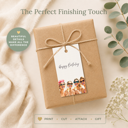 Friends Printable Birthday Gift Tag