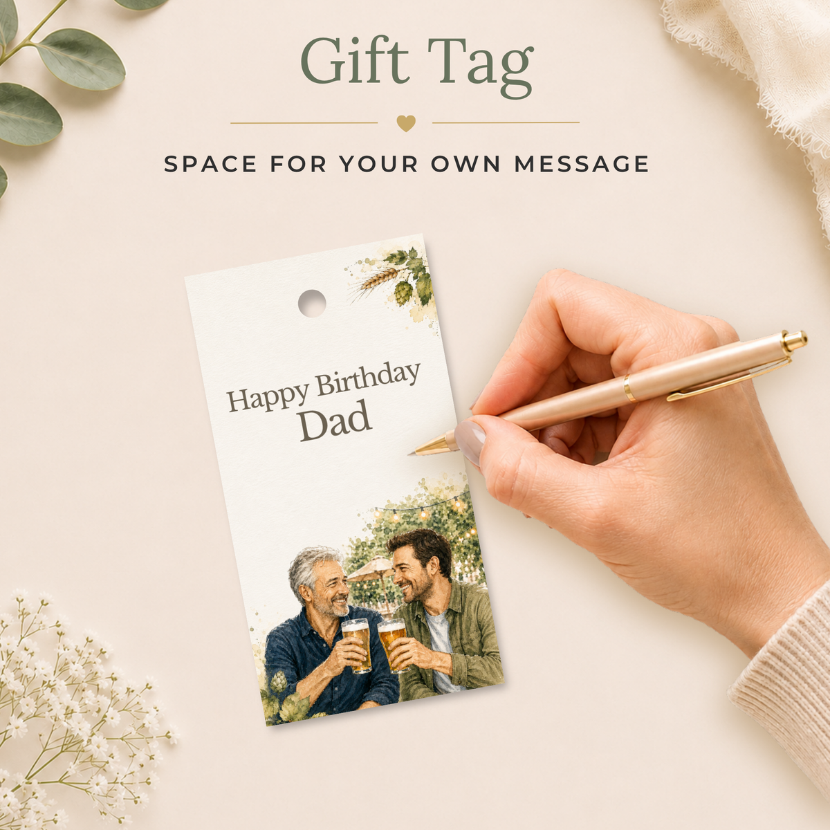 Dad Printable Birthday Gift Tag