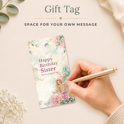 Sister Printable Birthday Gift Tag