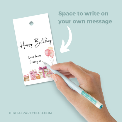Printable Birthday Gift Tag - Presents