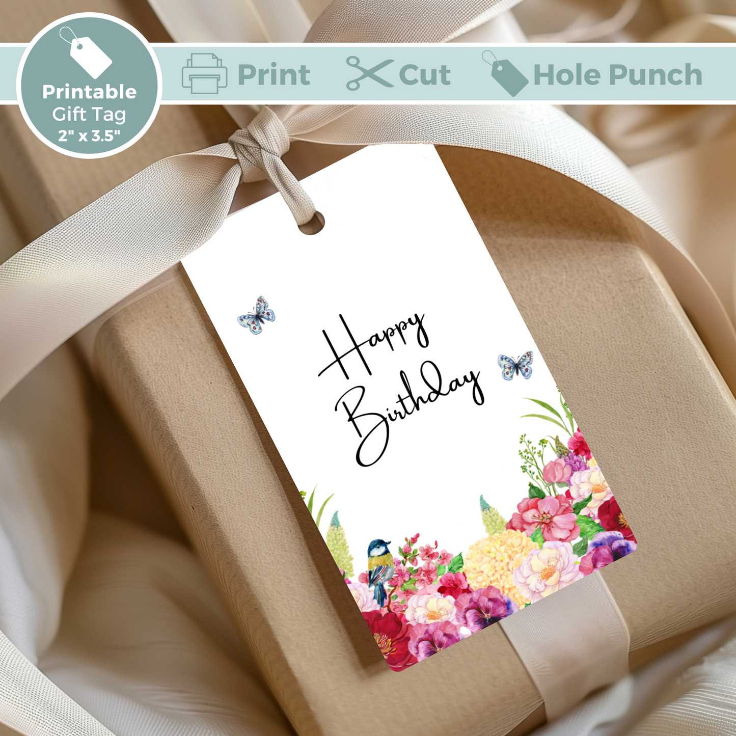 Printable Birthday Gift Tag Bundle - Selection of Best Sellers